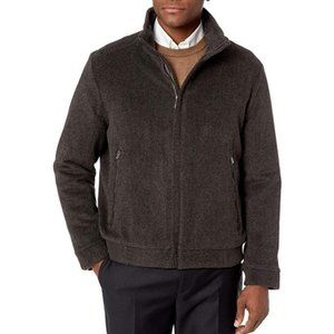 NEW $395 Hart Schaffner Marx Franklin Jacket!  XL  Brown Melange  Heavy  Wool